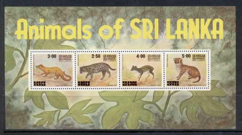 Sri-Lanka-1980-Animals-of-Sri-Lanka-Surch-MS-MUH