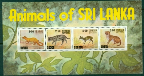 Sri-Lanka-1981-Animals-of-Sri-Lanka-MS-MUH