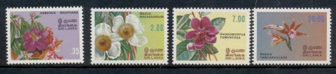 Sri-Lanka-1982-Flowers-MUH