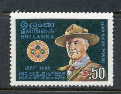 Sri-Lanka-1982-Scouting-Year-MUH