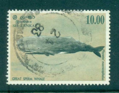 Sri-Lanka-1983-Great-Sperm-Whale-10r-FU-lot82449