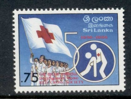 Sri-Lanka-1986-red-Cross-MUH