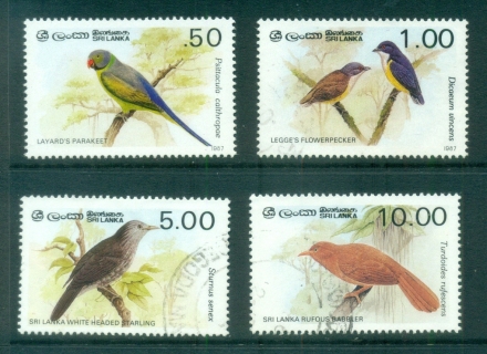 Sri-Lanka-1987-Birds-MUH-FU