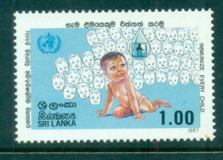 Sri-Lanka-1987-Child-Immunization-MUH-lot82444