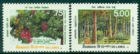 Sri-Lanka-1987-National-Forestry-Agency-MUH
