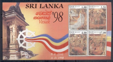 Sri-Lanka-1998-Vesak-Festival-MS-MUH