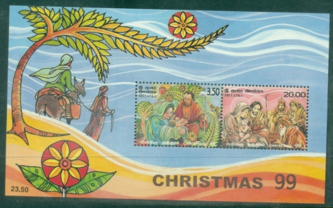 Sri-Lanka-1999-Xmas-MS-MUH