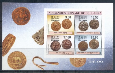 Sri-Lanka-2001-Indigenous-Coinage-MS-MUH