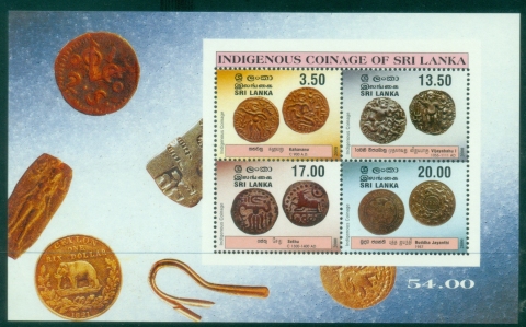 Sri-Lanka-2001-Indigenous-Coins-of-Sri-Lanka-MS-MUH