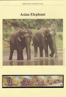 Sri-Lanka-1986 WWF Asian Elephant