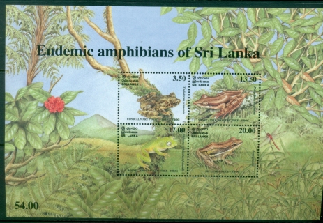 Sri-Lanka-2001-The-4th-World-Congress-of-Herpetology-Frogs-MS-MUH