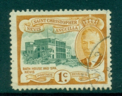 St-Christopher-Nevis-Anguilla-1952-KGVI-Pictorials-1c-FU