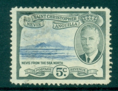 St-Christopher-Nevis-Anguilla-1952-KGVI-Pictorials-5c-FU