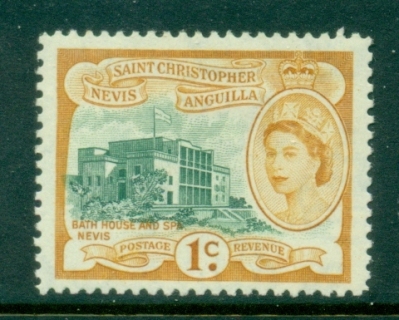 St-Christopher-Nevis-Anguilla-1954-57-QEII-Pictorials-1c-MLH