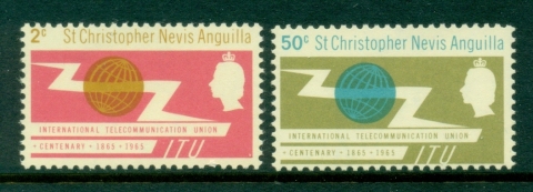 St-Christopher-Nevis-Anguilla-1965-ITU-Centenary-MUH-2