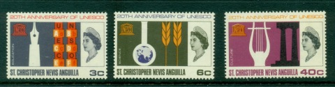 St-Christopher-Nevis-Anguilla-1966-UNESCO-20th-Anniversary-HQ-MUH