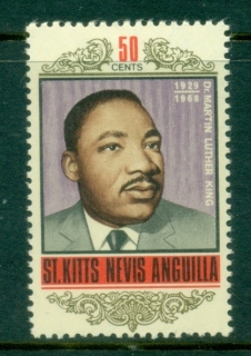 St-Christopher-Nevis-Anguilla-1968-Dr-Martin-Luther-King-MUH