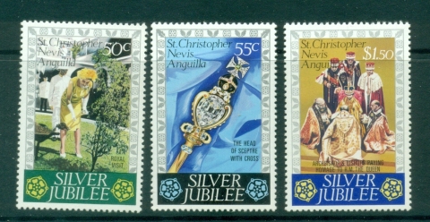 St-Christopher-Nevis-Anguilla-1977-QEII-Silver-Jubilee-MUH-2