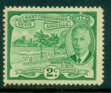 St-Christopher-Nevis-Anguilla-1952-KGVI-Pictorial-2c-Warner-Park-MLH