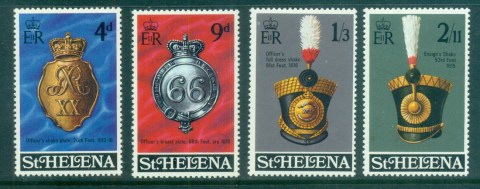 St-Helena-1970-Regimental-Emblems-MUH