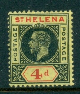 St-Helena-1913-KGV-Portrait-4d-MNG