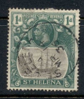 St-Helena-1922-27-KGV-Badge-of-Colony-1d-FU