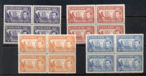 St-Helena-1938-40-KGVI-Pictorials-gum-disturbances-MUH