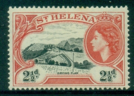 St-Helena-1953-QEII-Badge-of-the-Colony-2½d-Drying-Flax-MLH