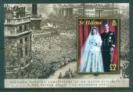 St-Helena-2007-QEII-Diamond-Wedding-Anniversary-MS-MUH