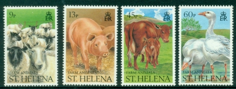 St-Helena-1990-Farm-Animals-MUH