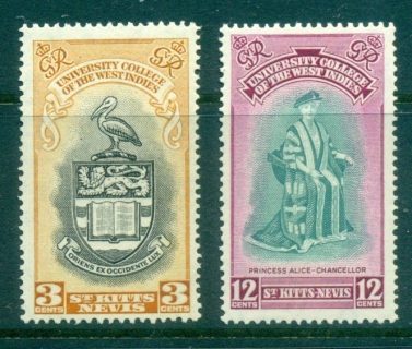 St-Kitts-Nevis-1951-University-College-of-West-Indies-MUH