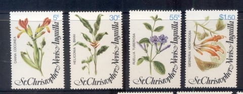 St-Kitts-Nevis-1979-Flowers-MUH