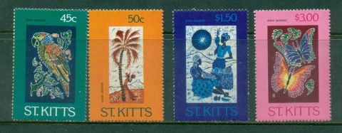 St-Kitts-1984-Batik-Designs-MUH