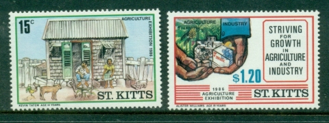 St-Kitts-1986-Agricultural-Exhibition-MUH