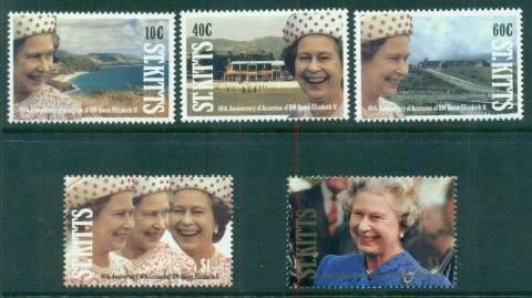 St-Kitts-1992-QEII-Royal-Accession-to-Throne