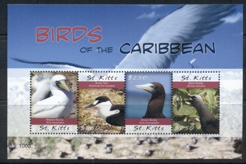 St-Kitts-2010-Birds-of-the-Caribbean-sheetlet-MUH