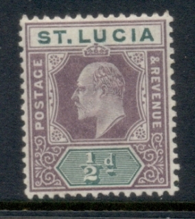 St-Lucia-1902-03-KEVII-Portrait-Wmk-Crown-CA-0-5d-MLH