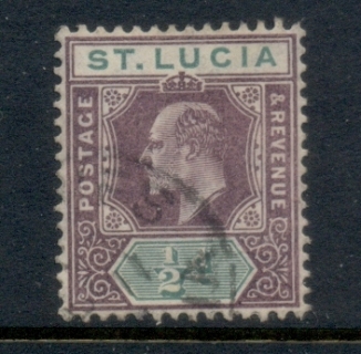 St-Lucia-1904-05-KEVII-Portrait-Wmk-Multiple-Crown-CA-0-5d-FU