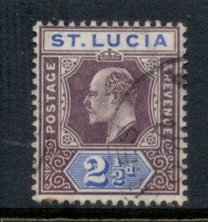 St-Lucia-1904-05-KEVII-Portrait-Wmk-Multiple-Crown-CA-2-5d-FU