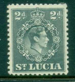 St-Lucia-1938-48-KGVI-Portrait-Perf-12-5-2d-MLH