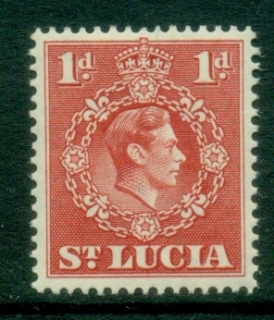 St-Lucia-1938-48-KGVI-Portrait-Perf-14x14-5-1d-MUH