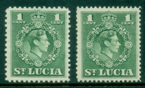 St-Lucia-1949-KGVI-Portrait-1c-both-perfs-MLH