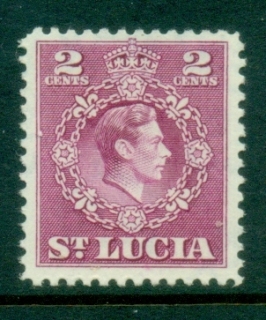 St-Lucia-1949-KGVI-Portrait-2c-MUH