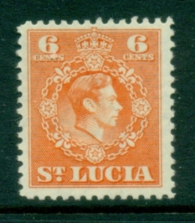 St-Lucia-1949-KGVI-Portrait-6c-MUH