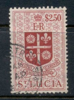 St-Lucia-1953-54-QEII-Arms-2-50-FU