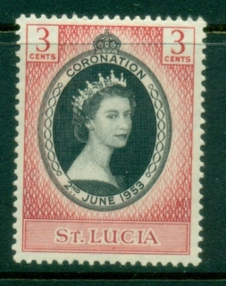 St-Lucia-1953-QEII-Coronation-MLH