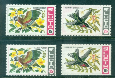 St-Lucia-1969-Birds-MUH