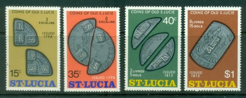 St-Lucia-1974-Coins-of-Old-St-Lucia-MUH