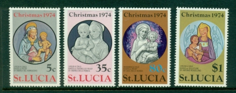 St-Lucia-1974-Xmas-MUH