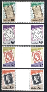 St-Lucia-1979-Sir-Rowland-Hill-Death-Centenary-gutter-pr-MUH